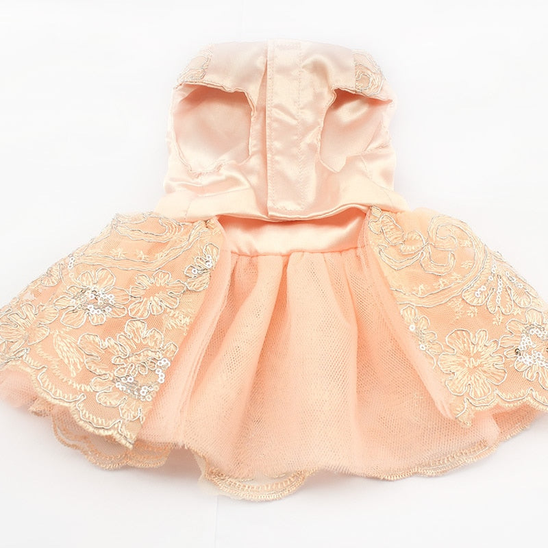 Armi store Sequins Lace Embroidered Dog Dress Princess Wedding Dresses For Dogs 6073009 Pet Tutu Skirt Supplies XS S M L XL