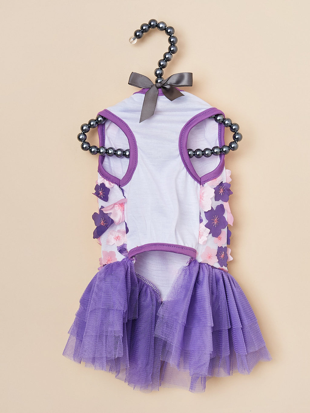 Pet Spring And Summer Flower Skirt Dog Clothes Peach Skirt Spring And Summer Kitten And Puppy Clothes Puffy Skirt