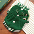 Wholesale Fleece Dog/Cat Outdoor Jacket - Small/Medium Pets, D-Ring & Buttons
