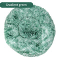 Dog Kennel Cat Kennel Plush Round Gradual Change Pet Kennel Dog Bed Winter Mat Gradual Change Pet Mattress Pet Supplies