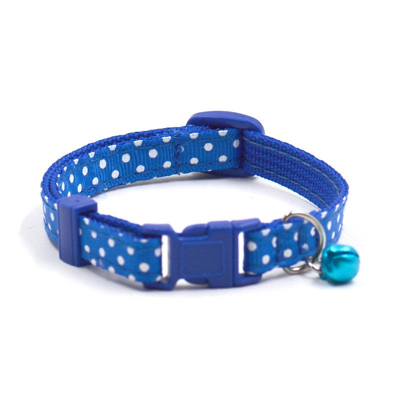 Sale 1Pc New Adjustable Dot Printed Little Dog Collars Cat Puppy Pets Supplies