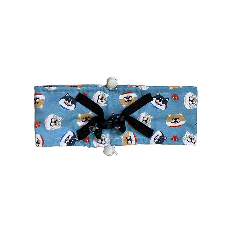Pet cooling scarf dog summer cooling ice scarf cooling supplies French Dou Corgi cooling clothes